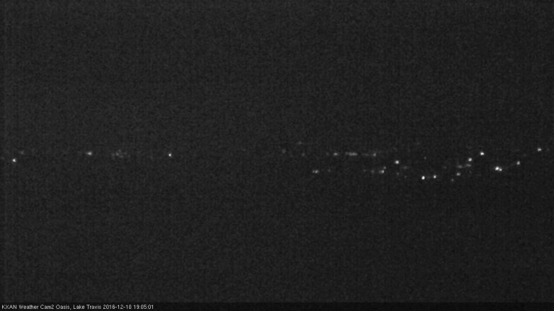 Lake Travis webcam, December 10, 2016 6:35 PM CT