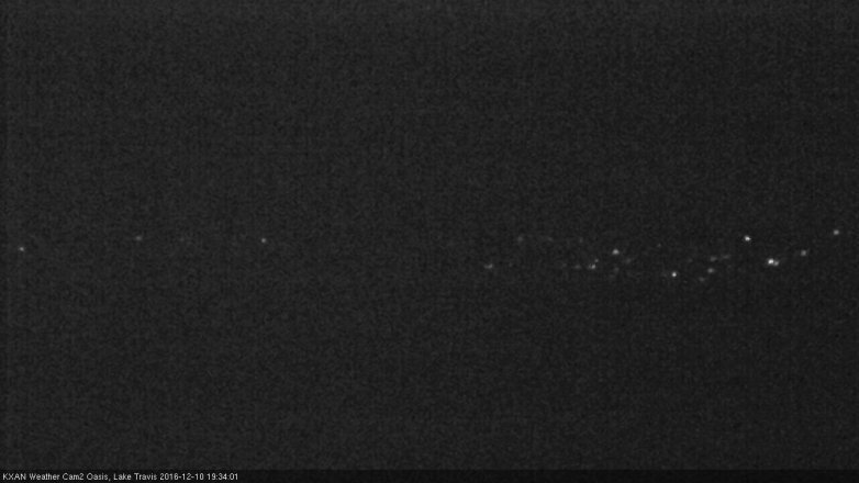 Lake Travis webcam, December 10, 2016 7:00 PM CT