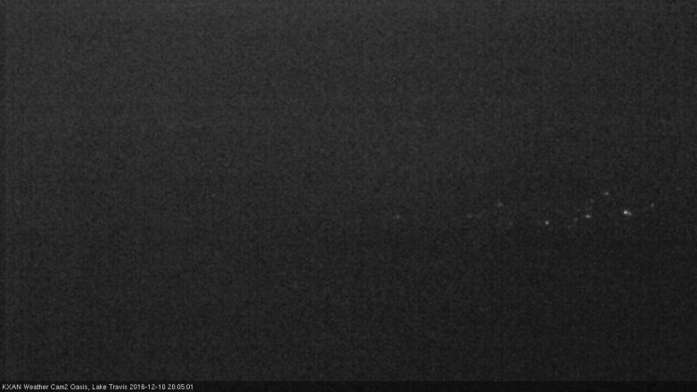 Lake Travis webcam, December 10, 2016 7:15 PM CT