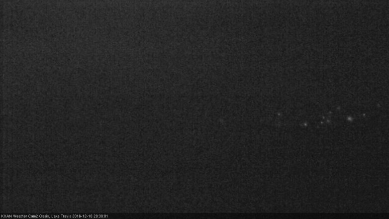 Lake Travis webcam, December 10, 2016 7:50 PM CT