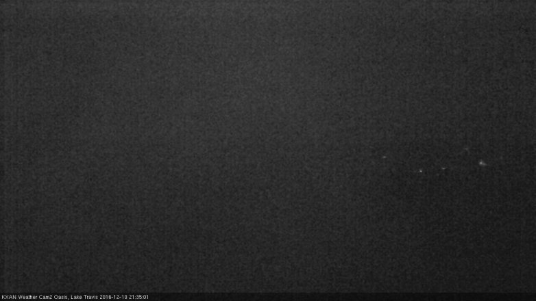 Lake Travis webcam, December 10, 2016 8:50 PM CT