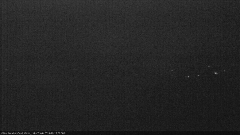 Lake Travis webcam, December 10, 2016 8:55 PM CT