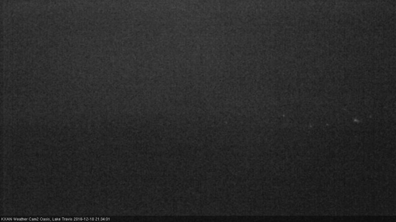 Lake Travis webcam, December 10, 2016 9:05 PM CT