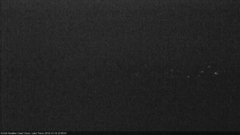 Lake Travis webcam, December 10, 2016 9:35 PM CT