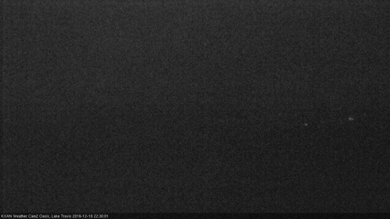Lake Travis webcam, December 10, 2016 9:45 PM CT