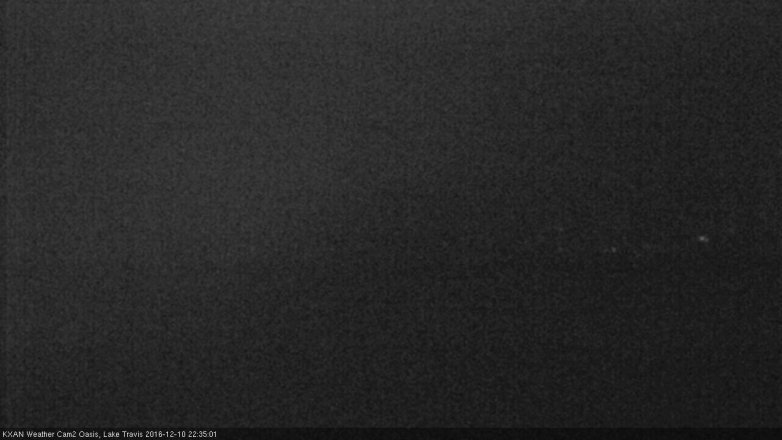 Lake Travis webcam, December 10, 2016 9:55 PM CT