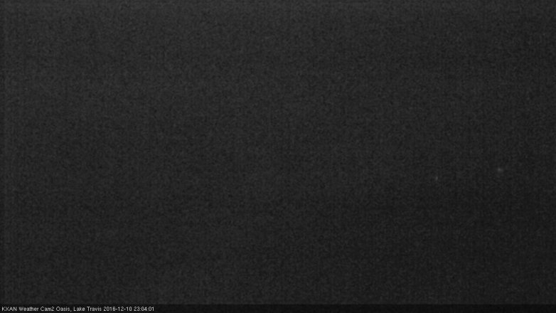 Lake Travis webcam, December 10, 2016 10:10 PM CT
