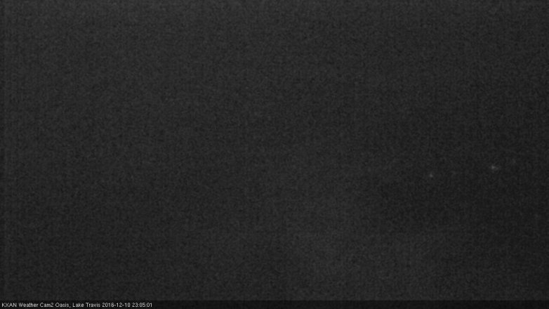 Lake Travis webcam, December 10, 2016 10:15 PM CT