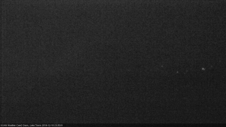 Lake Travis webcam, December 10, 2016 10:50 PM CT