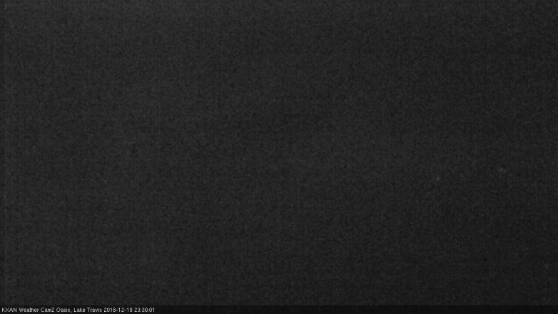 Lake Travis webcam, December 10, 2016 10:55 PM CT