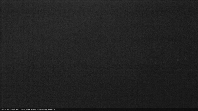 Lake Travis webcam, December 10, 2016 11:20 PM CT