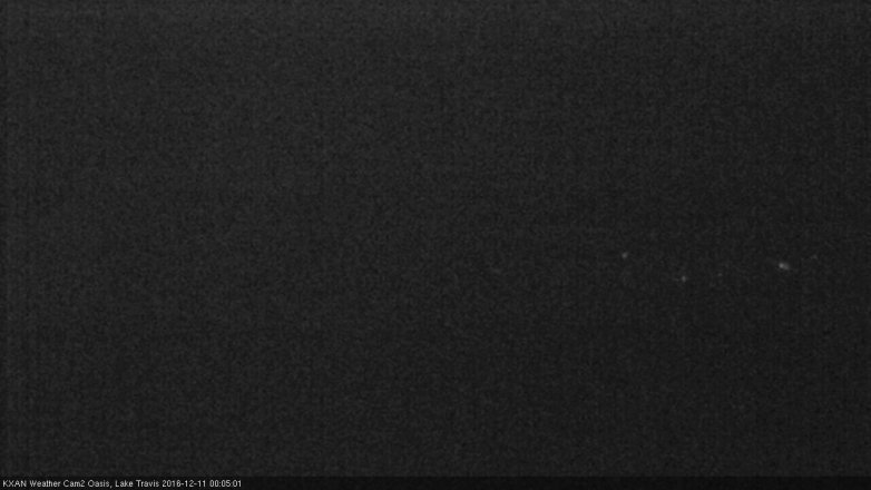 Lake Travis webcam, December 10, 2016 11:35 PM CT