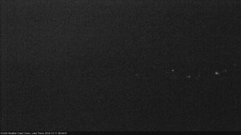 Lake Travis webcam, December 10, 2016 11:55 PM CT