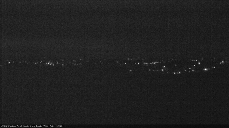 Lake Travis webcam, December 11, 2016 6:40 PM CT