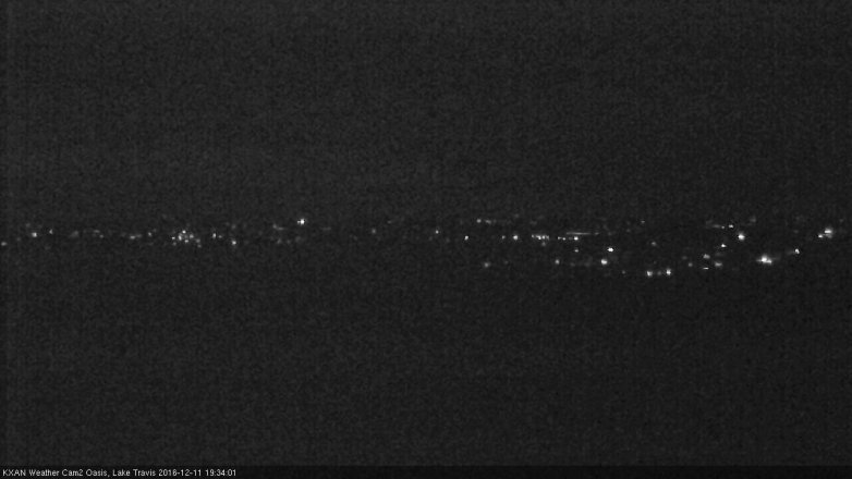 Lake Travis webcam, December 11, 2016 7:00 PM CT
