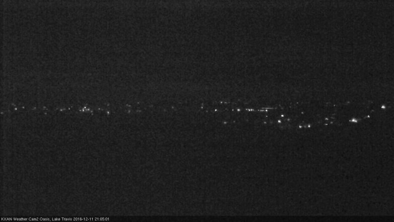 Lake Travis webcam, December 11, 2016 8:35 PM CT
