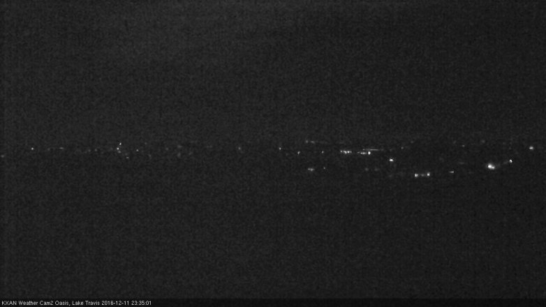 Lake Travis webcam, December 11, 2016 10:55 PM CT