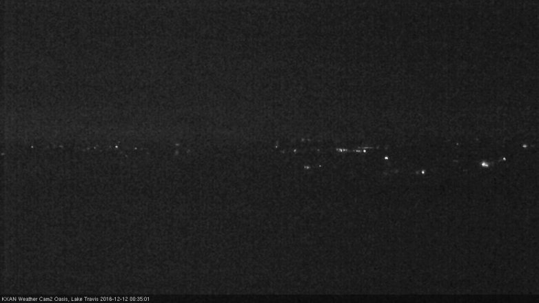 Lake Travis webcam, December 11, 2016 12:00 AM CT