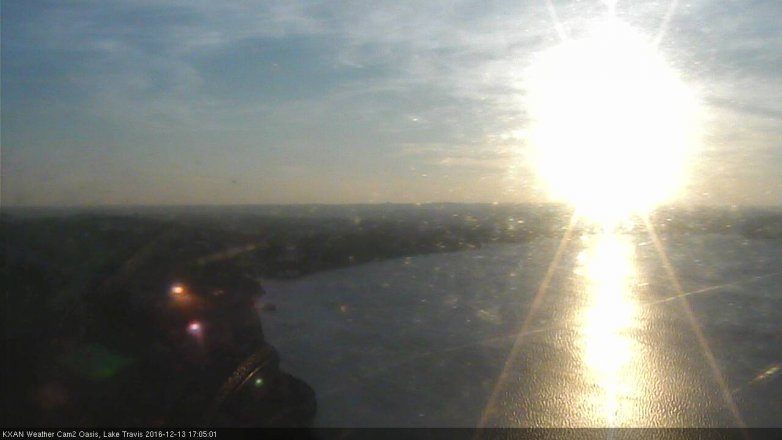 Lake Travis webcam, December 13, 2016 4:20 PM CT