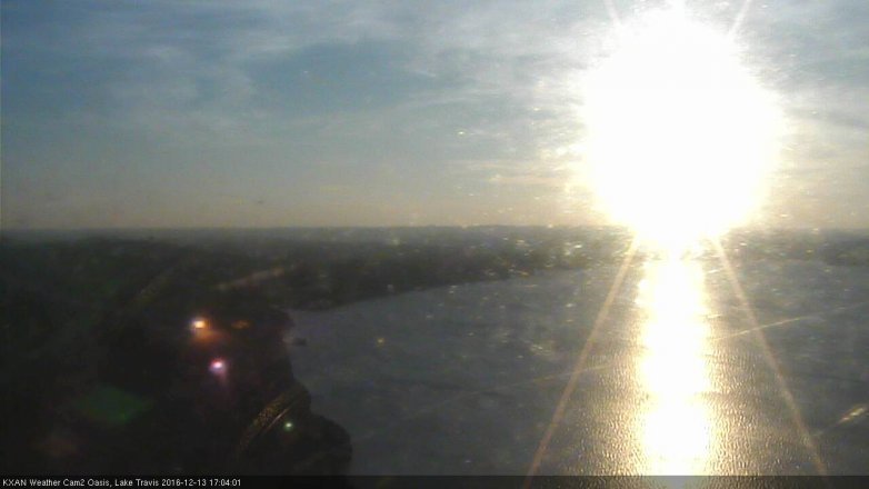 Lake Travis webcam, December 13, 2016 4:35 PM CT