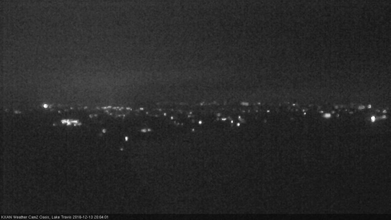 Lake Travis webcam, December 13, 2016 7:10 PM CT