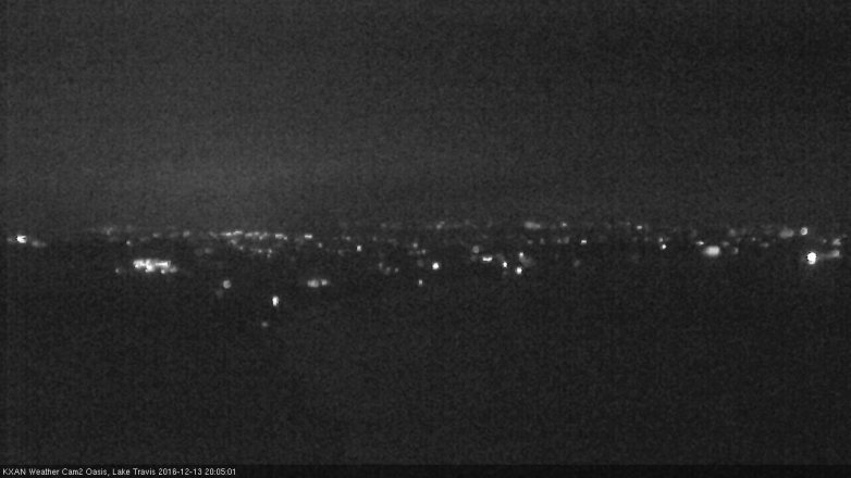 Lake Travis webcam, December 13, 2016 7:35 PM CT