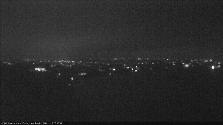 Lake Travis webcam, December 13, 2016 7:40 PM CT