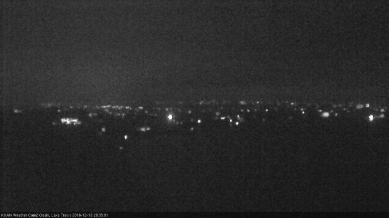 Lake Travis webcam, December 13, 2016 7:50 PM CT
