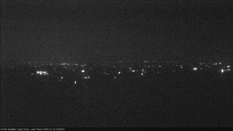 Lake Travis webcam, December 13, 2016 10:35 PM CT