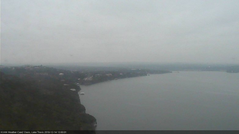 Lake Travis webcam, December 14, 2016 12:05 PM CT