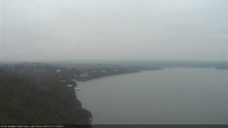 Lake Travis webcam, December 14, 2016 12:45 PM CT