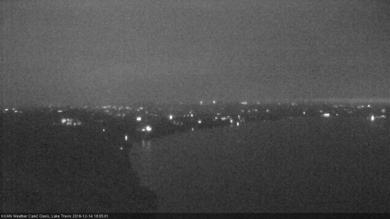 Lake Travis webcam, December 14, 2016 5:15 PM CT