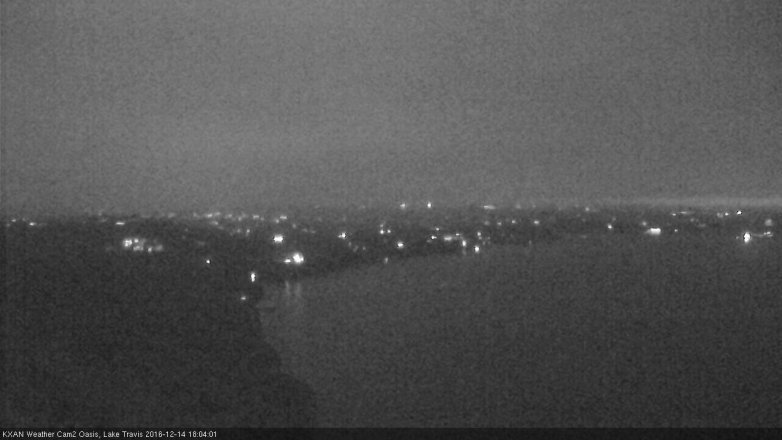 Lake Travis webcam, December 14, 2016 5:30 PM CT