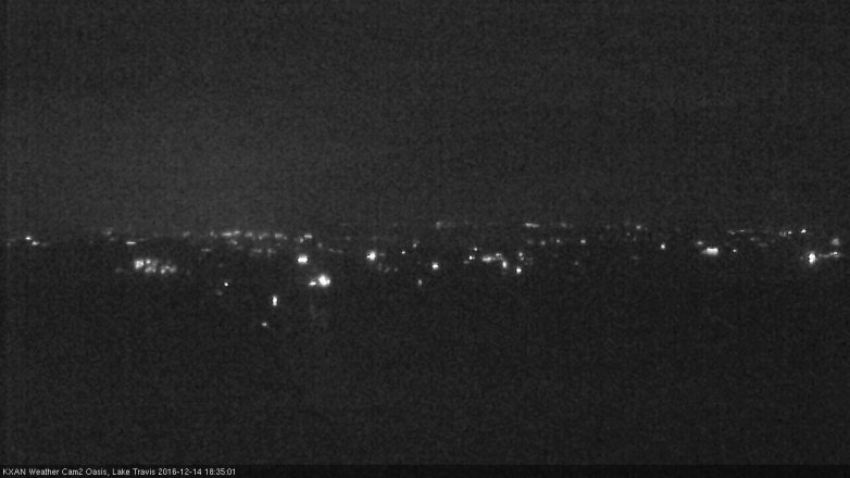 Lake Travis webcam, December 14, 2016 5:55 PM CT