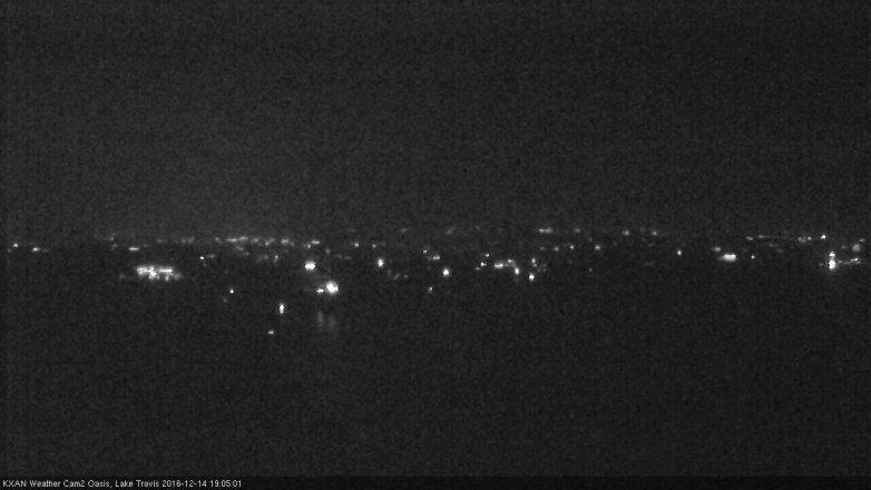 Lake Travis webcam, December 14, 2016 6:10 PM CT