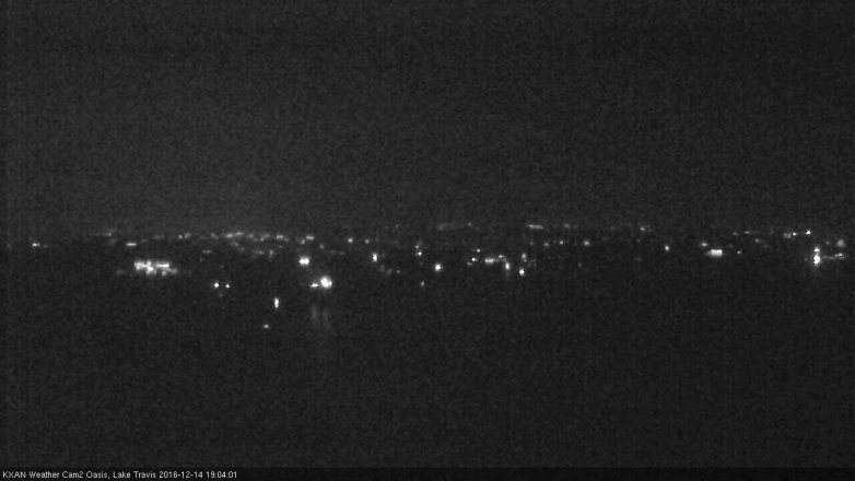 Lake Travis webcam, December 14, 2016 6:25 PM CT