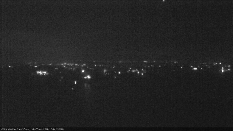 Lake Travis webcam, December 14, 2016 6:45 PM CT