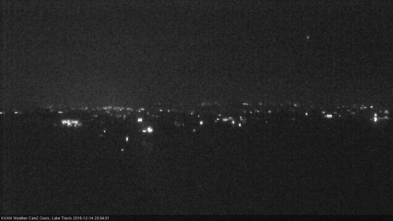 Lake Travis webcam, December 14, 2016 7:10 PM CT