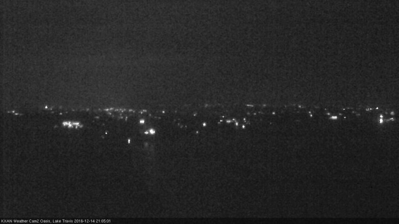Lake Travis webcam, December 14, 2016 8:20 PM CT