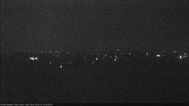 Lake Travis webcam, December 14, 2016 12:00 AM CT