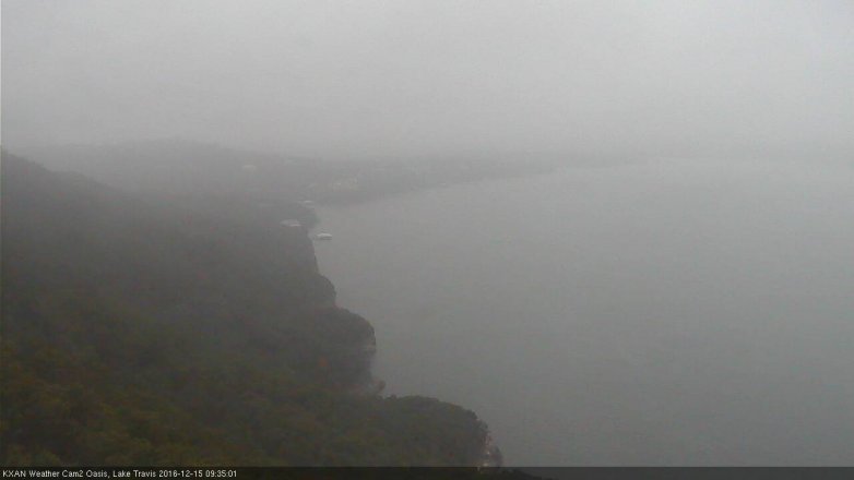 Lake Travis webcam, December 15, 2016 9:05 AM CT