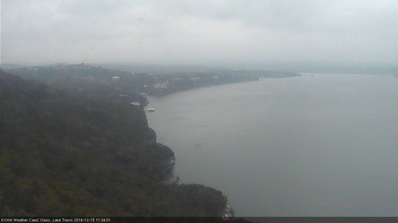 Lake Travis webcam, December 15, 2016 11:05 AM CT