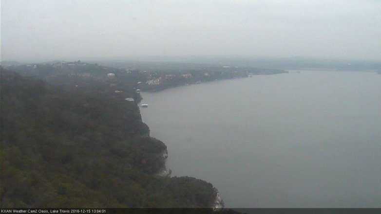 Lake Travis webcam, December 15, 2016 12:35 PM CT