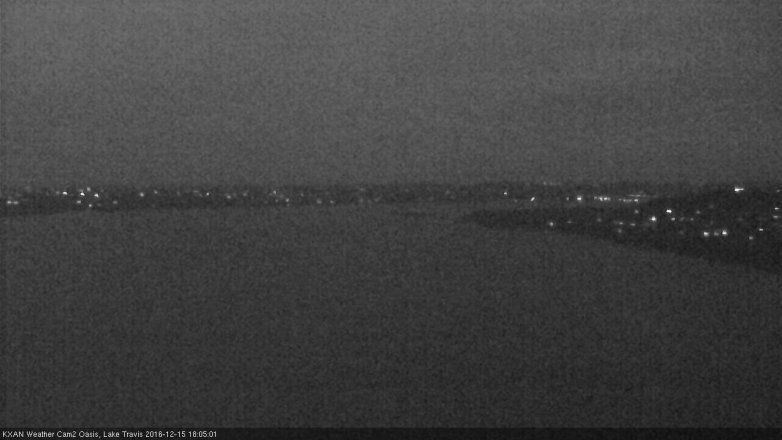 Lake Travis webcam, December 15, 2016 5:15 PM CT