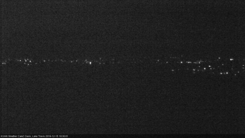Lake Travis webcam, December 15, 2016 5:35 PM CT