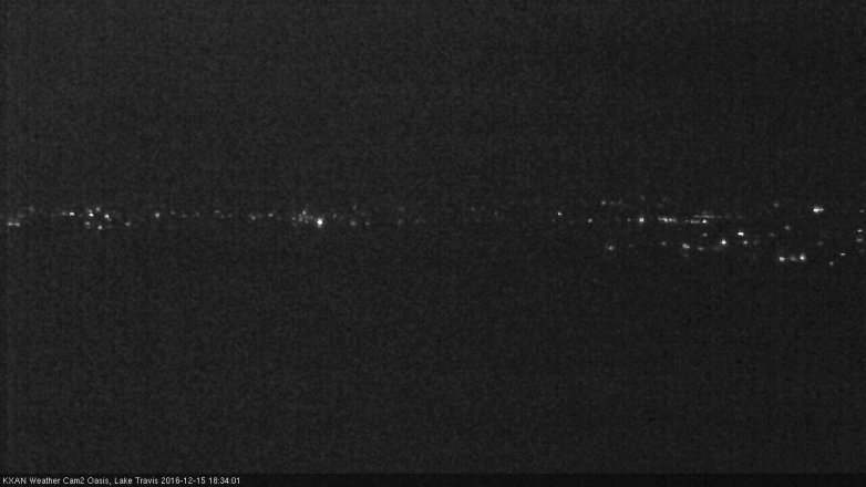 Lake Travis webcam, December 15, 2016 5:45 PM CT