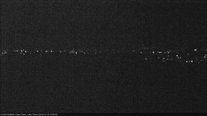 Lake Travis webcam, December 15, 2016 6:20 PM CT