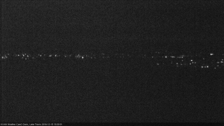 Lake Travis webcam, December 15, 2016 6:50 PM CT