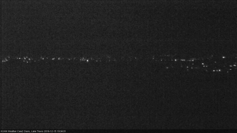 Lake Travis webcam, December 15, 2016 6:55 PM CT