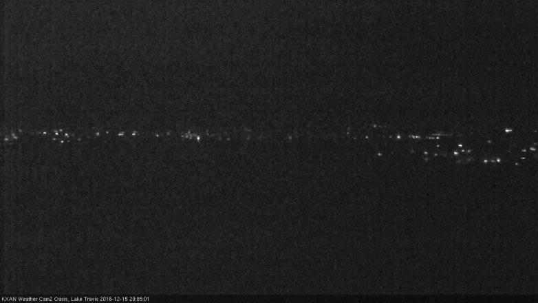 Lake Travis webcam, December 15, 2016 7:25 PM CT